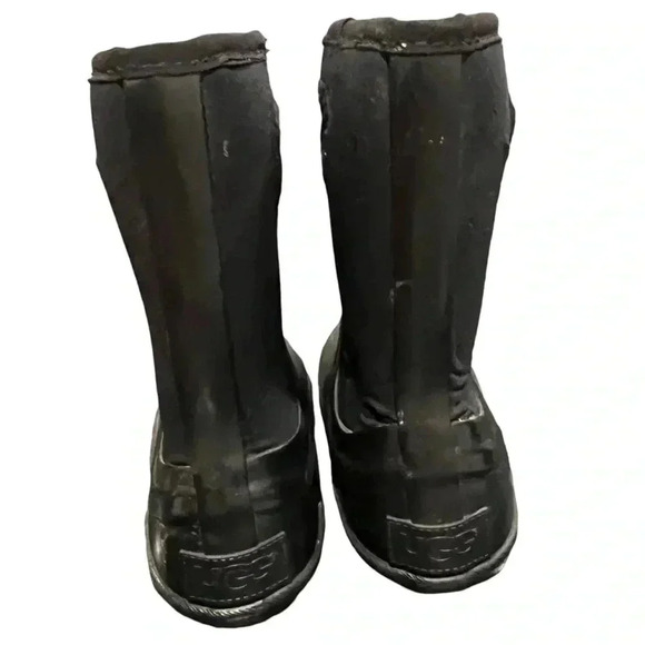 UGG youth K KEX black pill on waterproof rain boot youth size 2 gender neutral - Picture 8 of 13